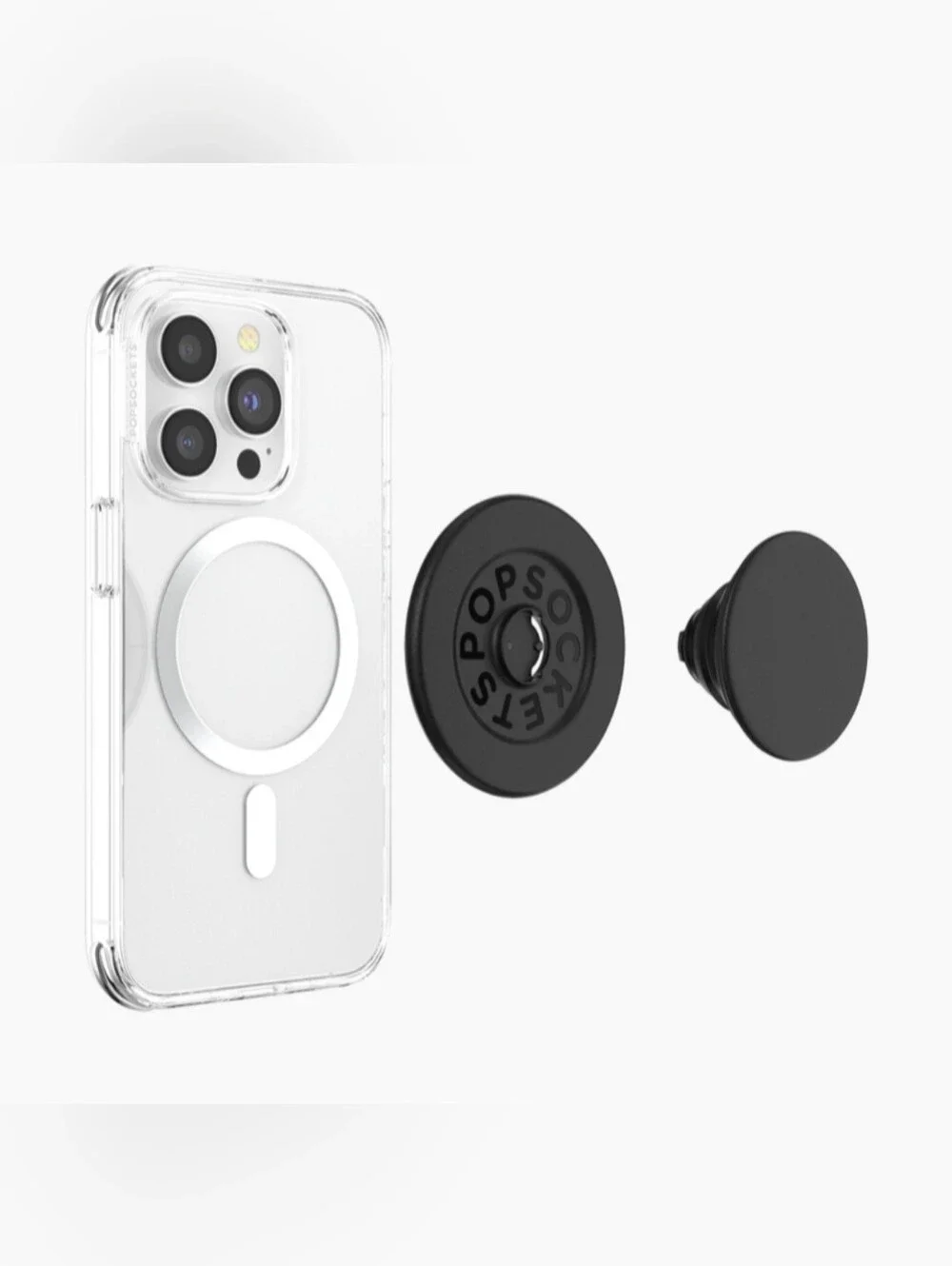 Popsocket - Black MAGSAFE Round PopGrip